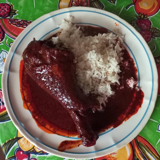 Mole rojo de guajolote
